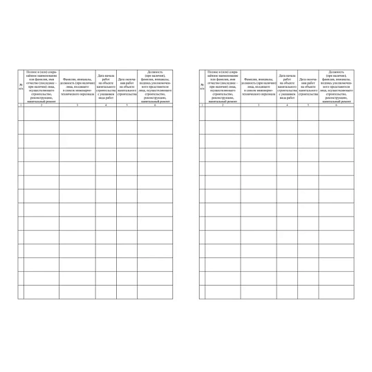 Журнал общий работ строит,рекон,кап.ремонта объект А4,офсет,64стр.КЖ-859/1