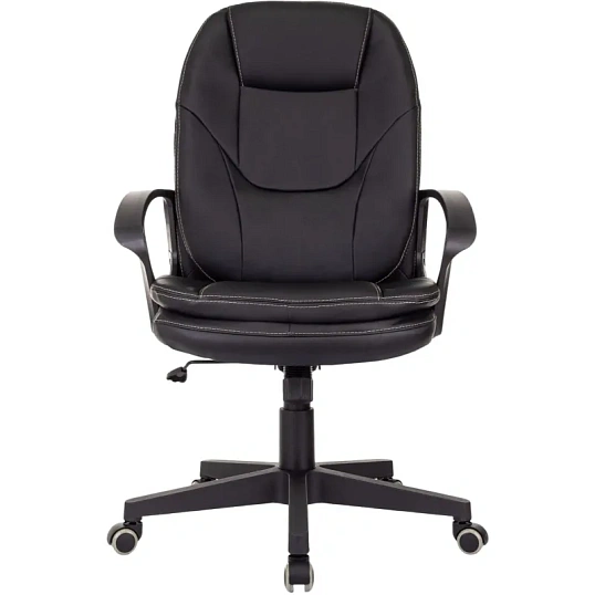 Кресло VB_EChair 668 PU черный эко.кожа крестов. пластик