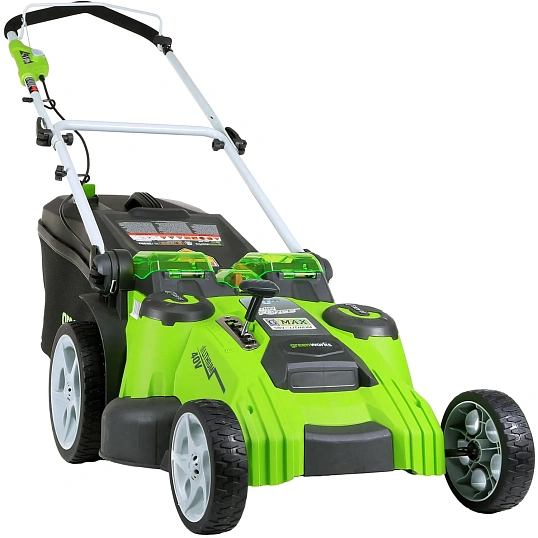 Газонокосилка аккумуляторная Greenworks TwinForce, 40V, 49 см 2500207VB