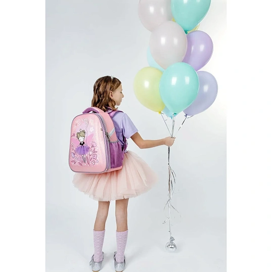 Ранец Basic Фея, 2 отд., эргоном. cпинка, экокожа