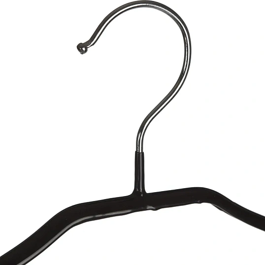 Вешалка-плечики WW_Attache HD607/MHP016 металл,покрыто ПВХ,р50-52 черн