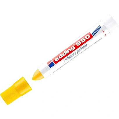 Маркер для промышленной графики EDDING 950 желтый 10 мм, блистер