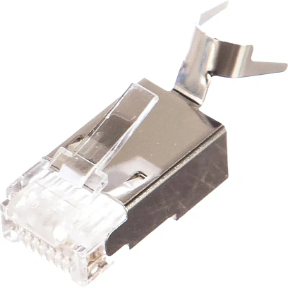 Коннектор TWT TWT-PL45/S-8P8C-6A RJ45 STP, универсальный, cat.6A 100шт/уп
