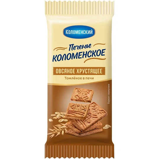 Печенье Коломенское злак Овсяное хруст томлен в печи 30гx120 шт, уп/3,6кг