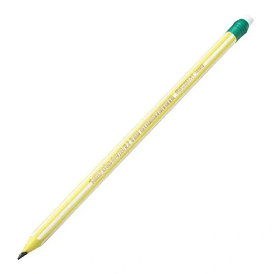 Карандаш чернографитный BIC Evolution Stripes с ластиком