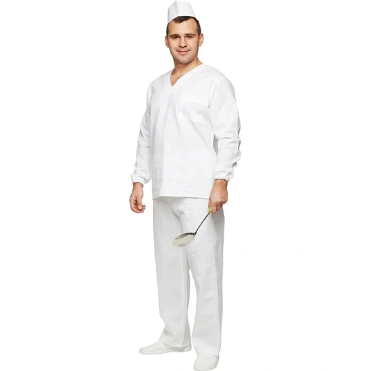 Костюм пекаря универсальный/у05-КБР дл.рук. (р.52-54) р.170-176