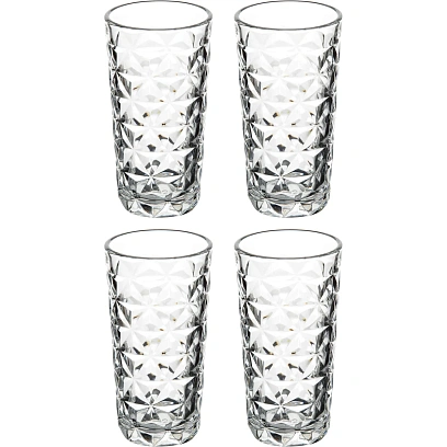 Набор стаканов ЭСТРЕЛЛА 4 шт. 360 мл