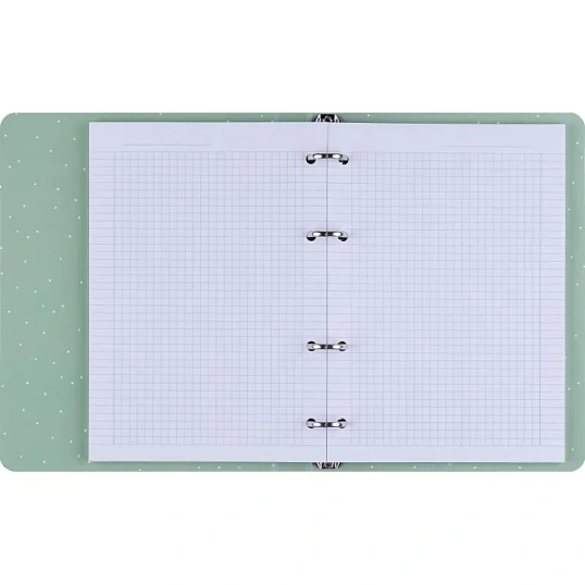 Тетрадь общая, BS, А5, 120л., клетка, кольца, Mur-Mur, вжух N4232