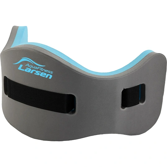Пояс для аквааэробики AquaFitness Larsen YP-12 графит/бирюз., 359143
