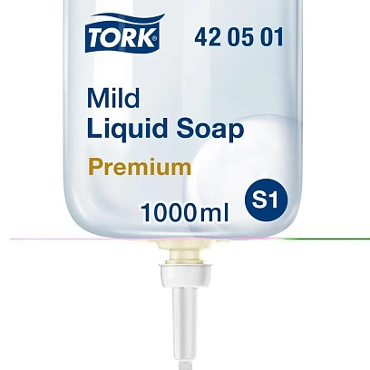 Картридж с жидким мылом Tork S1 крем 1л, 421501/420501