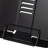 Подставка для книг Комус Класс черная, металл 19x15,5x20см,7 настроек