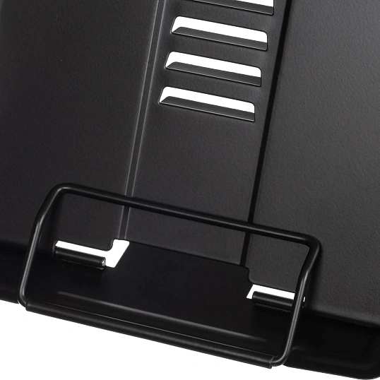 Подставка для книг Комус Класс черная, металл 19x15,5x20см,7 настроек