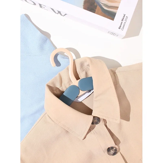 Вешалка-плечики HD_Attache HD604(C/B) складная.пластик.синий/розовый р44-46