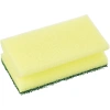 Губки для мытья посуды Т125 д/сложных загрязнений 130х70х45 желтые 8шт/уп