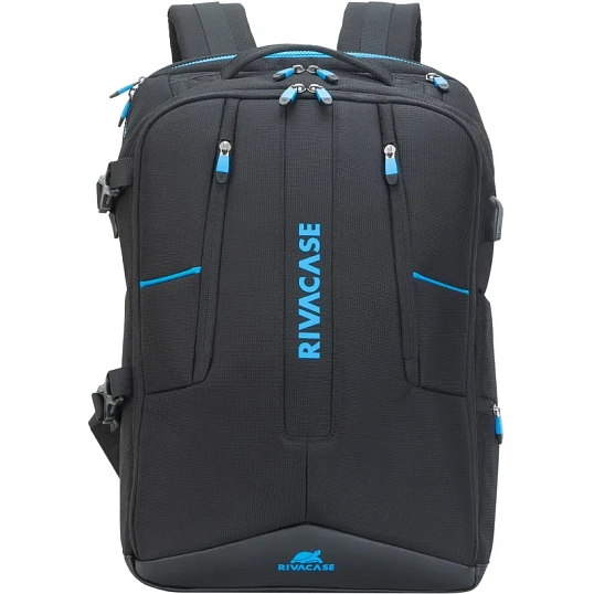 Рюкзак для ноутбука 17.3, RivaCase Borneo, черный, 7860 Black