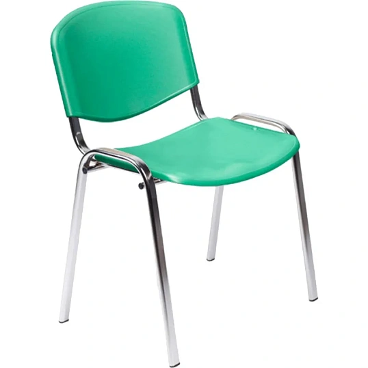 Стул UP_EChair Rio(ИЗО) хром, пластик зеленый