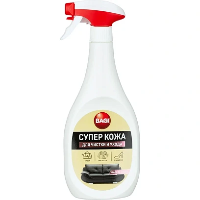 Средство для кожаных изделий Bagi СУПЕР КОЖА спрей  400 мл