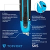 Нож безопасный TOPFORT 17,4 шир.трапец.+д/вскр.упак.матер,ABS+TPR