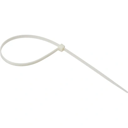 Хомут стяжка нейлоновая морозост TOPFORT 5х300 (4,8х300 мм) белый 100 шт/уп