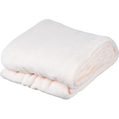 Плед микрофибра Luscan, бежевый 150x200