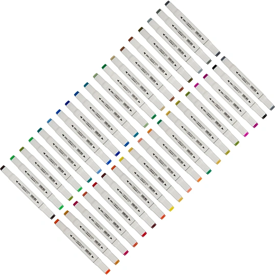 Набор маркеров для скетчинга Deli E70801-36 36цв/наб. двухстор