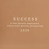 Еженедельник датированный 2026 IF 16х9см 64л, мягк Success I1835/beige