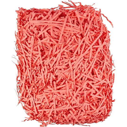 Наполнитель бумажный красн (медиум) пл80гр офсет упаковка 100гр БН-100кр