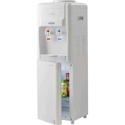 Кулер для воды VATTEN V24WKB напольный, компрессорный, белый, холодильник