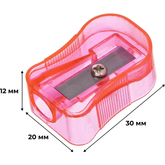 Точилка Attache, 1 отверстие, в ассорт
