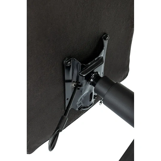 Кресло VB_EChair 659LT PU черный эко.кожа крестов. пластик