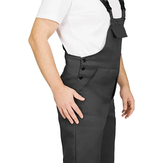 Костюм лет муж (куртка, пк) л16 с СОП сер/крас 88-92/158-164