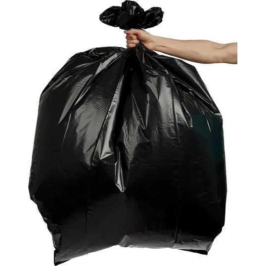 Мешки для мусора ПВД 360л 60мкм 10шт/рул черные 110х140см Концепция Быта