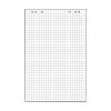 Блок бумаги для флипчартов клетка 67,5х98 10 лист. 80гр.