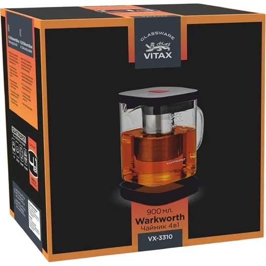 Чайник заварочный 4в1 VX-3310 900мл Warkworth Vitax