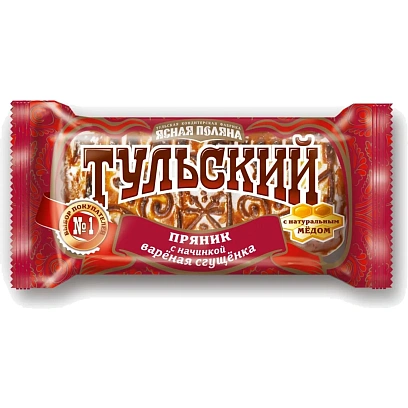 Пряник Тульский с начинкой вареная сгущенка, 130г