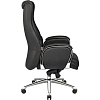 Кресло BN_Jl_Руководителя Echair-545 ML кожа черная, хром