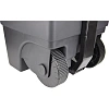Контейнер-бак мусорный IDEA 60л с педалью на колесах серая крышка