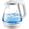 Чайник электрический BRAYER BR1063WH, 1630 Вт, 1,2 л, стекл.корп, термометр