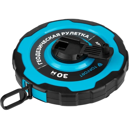 Рулетка геодезическая TOPFORT Master 30 м х 15 мм в прорезин корп (2019130)