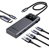 Разветвитель USB Ugreen CM888(35998)UNO6in1 4K@60Hz USB-C/HDMI/USB-A/PD сер