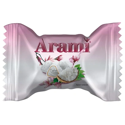 Конфеты Arami Essen вафельные с кокосовой стружкой, пакет 500г