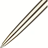 Ручка шариковая WATERMAN HEMISPHERE S0920370 сталь с позол лин сред чер син