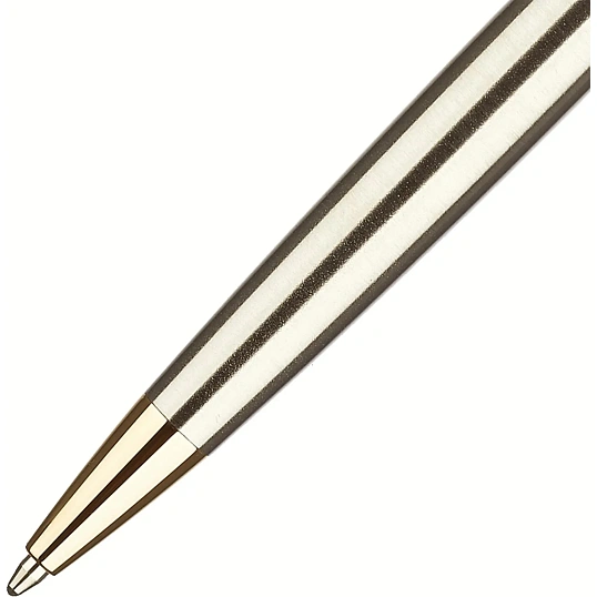 Ручка шариковая WATERMAN HEMISPHERE S0920370 сталь с позол лин сред чер син