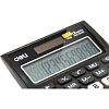 Калькулятор настольный КОМП. Deli E1238, 12-р, дв.пит., 145х105мм, серый