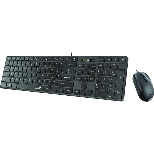 Набор клавиатура+мышь Genius SlimStar C126 (USB), Black      (31330007402)