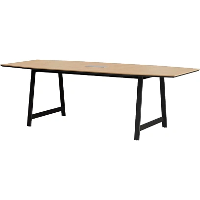 Стол Avizo для переговоров Ш240 д.парма/графит 145S025