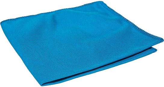 Салфетка хозяйственная A-VM из микроф д/стекол 30х30см синяя 220г/м2_SR4037