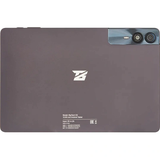 Планшет BigTech D2 10.95 8/128 ГБ LTE Wi-Fi с клавиатурой кофейно-серый