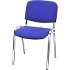 Стул FA_EChair Rio (ИЗО) хром, ткань синяя С-6/ТК-9