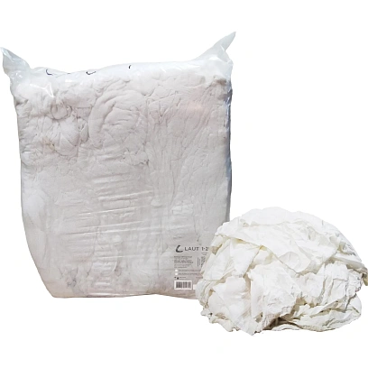 Ветошь лоскут вафельного полотна отбеленный, 10кг/уп